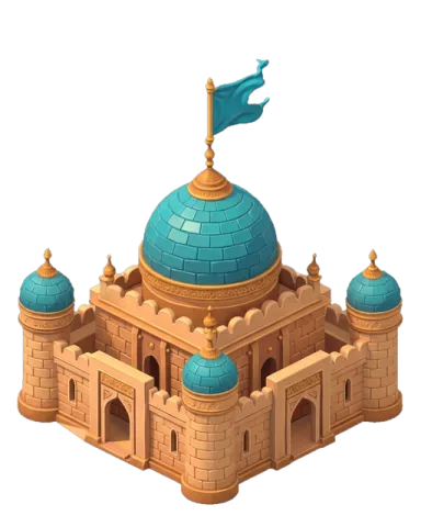 ارگ زرین با درفش